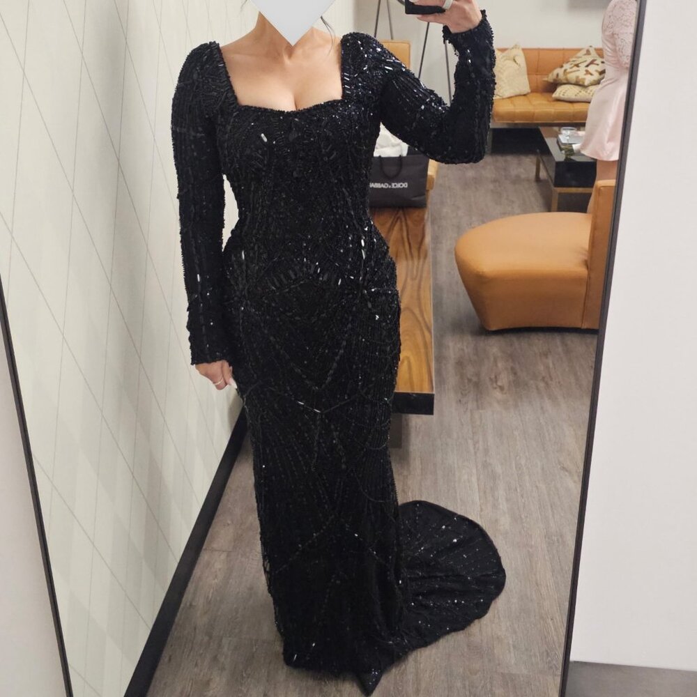 Albina Dyla Custom Designer Beaded Dress